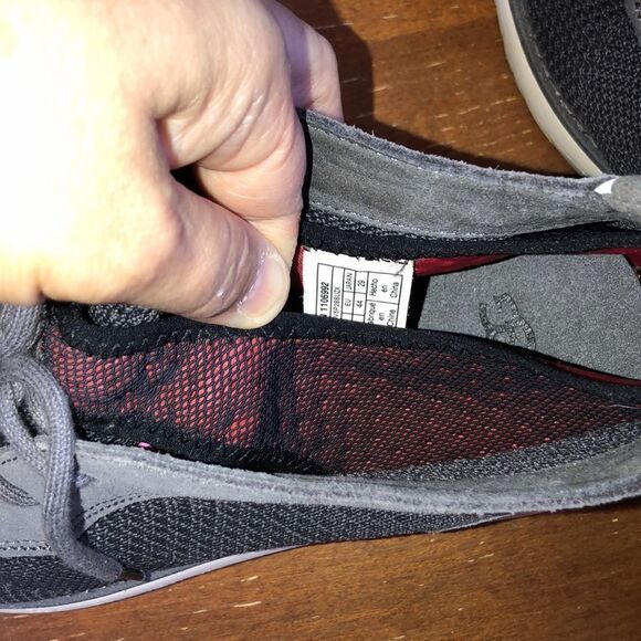 UGG 11 Energ Treadlite Gray Knit Suede Light Lace Up Boots White Sole - Picture 8 of 13